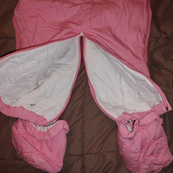 Bright Future Snowsuit Light Pink 24 Months EUC - Picture 5 of 14